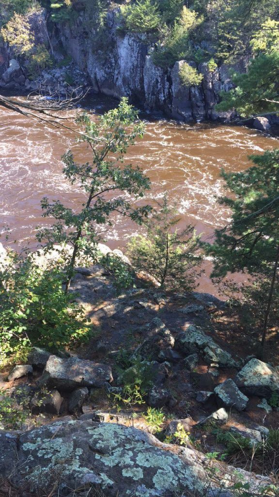 A view of the St. Croix river at Taylors Falls